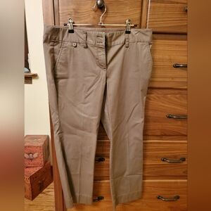 Size 10 crop tan pant Loft